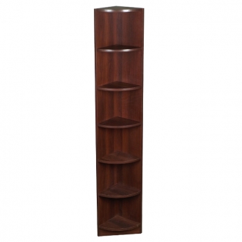 regał narożny 195x28 orzech ciemny 3