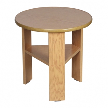 stolik  okrągły 50 dąb jasny 1