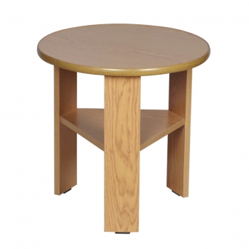 stolik  okrągły 50 dąb jasny 3