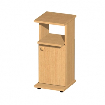 Stolik pod telefon z drzwiami buk