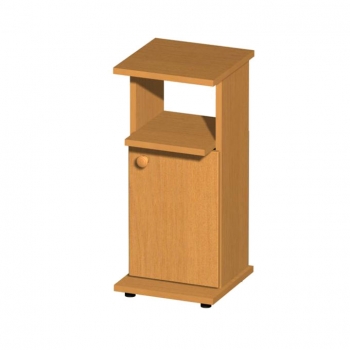 Stolik pod telefon z drzwiami olcha