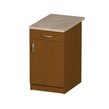 Szafka 50 z szufladą orzech