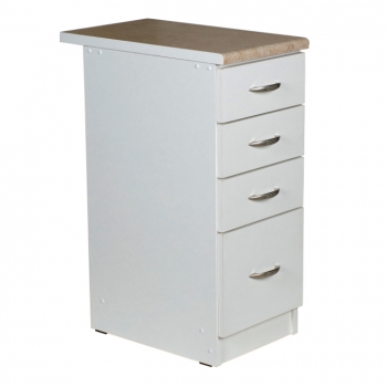 szafka kuchenna 40 z szufladami 3+1 biała 2