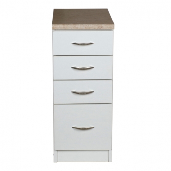 szafka kuchenna 40 z szufladami 3+1 biała 3