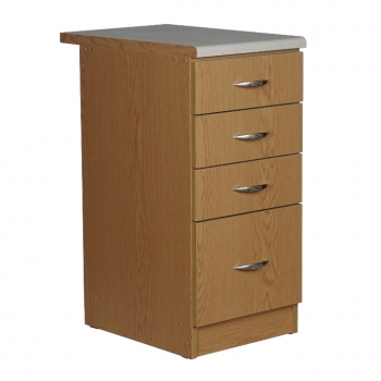 szafka 40 z szufladami 3+1 dąb jasny 2