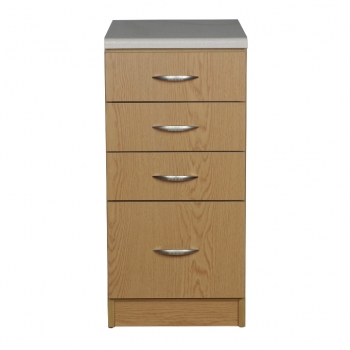 szafka 40 z szufladami 3+1 dąb jasny 3