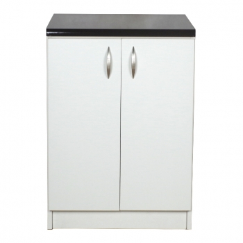 szafka kuchenna 60 dolna biała blat czarny 3