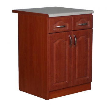 szafka 60 z 2 szufladami – fronty mdf calvados blat jasny 2