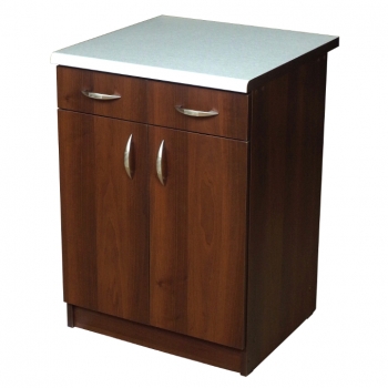 szafka 60 z 2 szufladami orzech ciemny 1