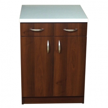 szafka 60 z 2 szufladami orzech ciemny 3