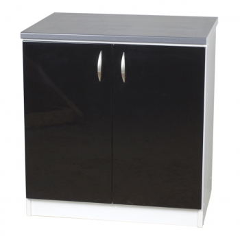 szafka 80 dolna – fronty lakier czarny 2