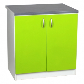 szafka 80 dolna – fronty lakier zieleń 3