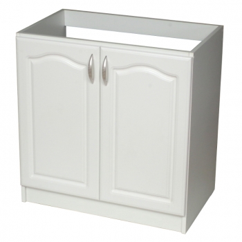 szafka pod zlewozmywak – fronty mdf białe 1