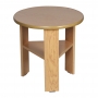 stolik  okrągły 50 dąb jasny 1