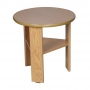 stolik  okrągły 50 dąb jasny 2