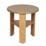 stolik  okrągły 50 dąb jasny 3