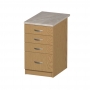 Szafka 50 z szufladami 3+1  wenge