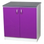 szafka 80 dolna – fronty lakier fiolet 2